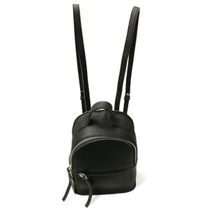 BLACK MINI BACKPACK